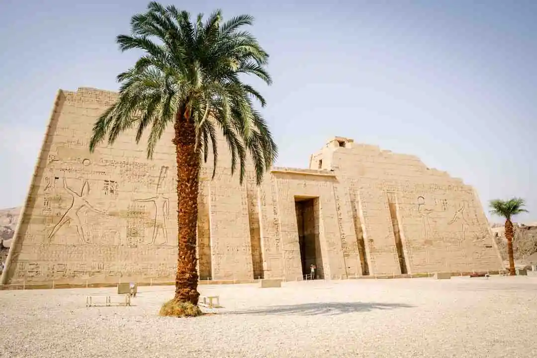 Medinet Habu Temple (Madinat) In Luxor, Egypt